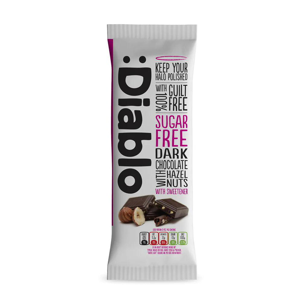 Diablo Dark Chocolate with Hazelnut 85g