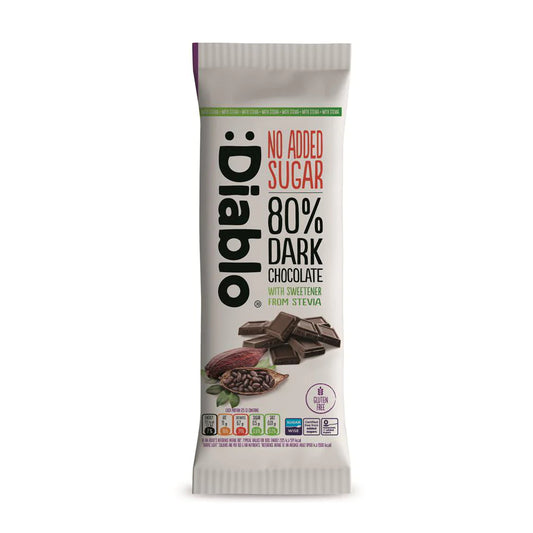 Diablo NAS Stevia Dark 80% Chocolate 75g