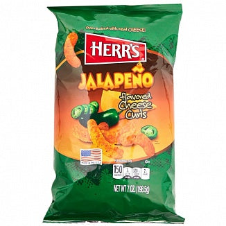 Herr's | Baked Cheese Curls Jalapeno (199g)