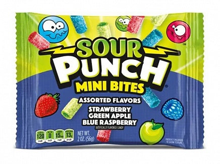Sour Punch Mini Bites Assorted Flavors