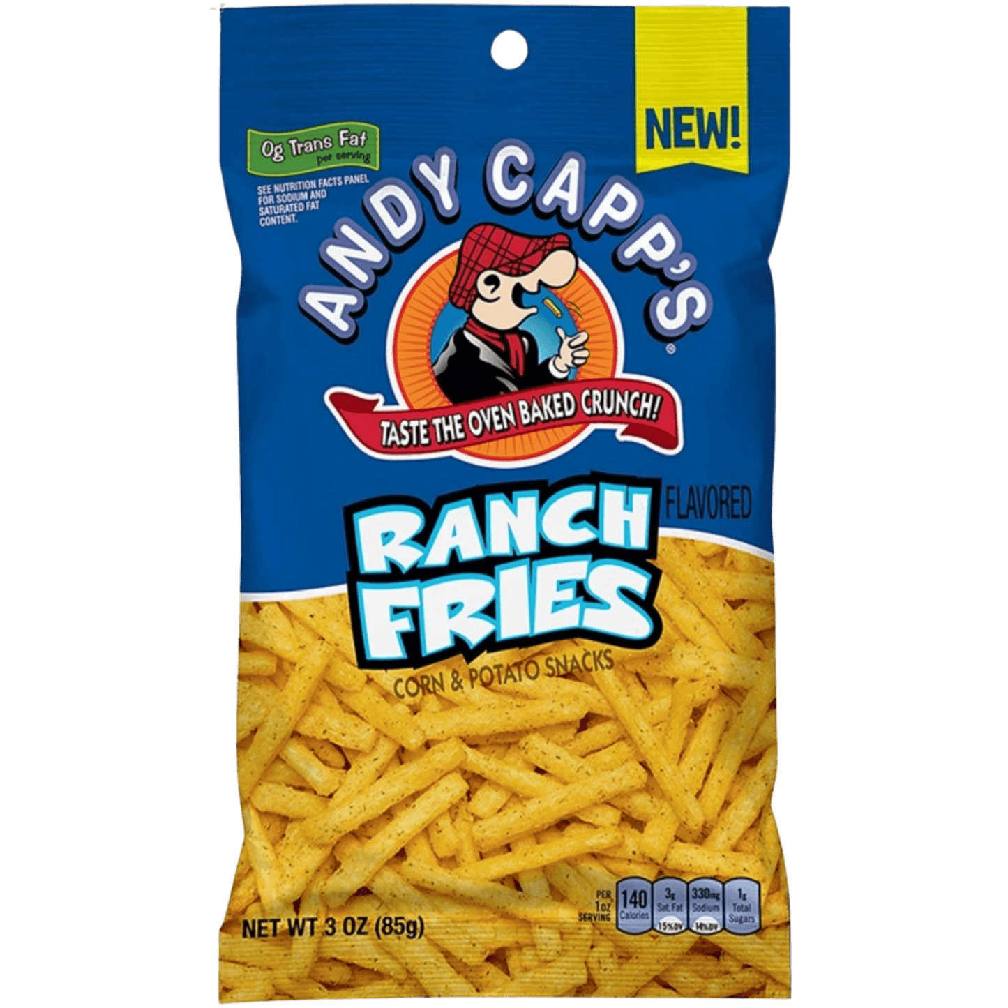 Andy Capp's Ranch Fries 85g - Chips - Scran.ie