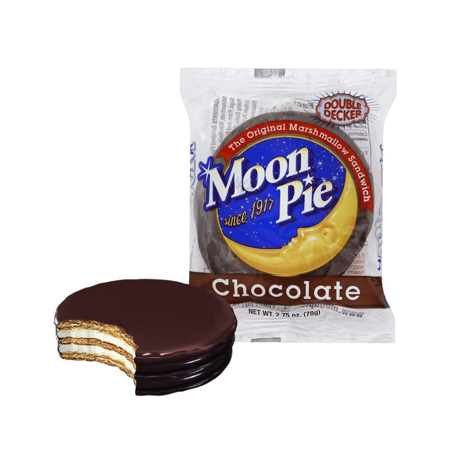 Chattanooga Bakery Chocolate Moon Pie (78g) - Candy & Chocolate - Scran.ie
