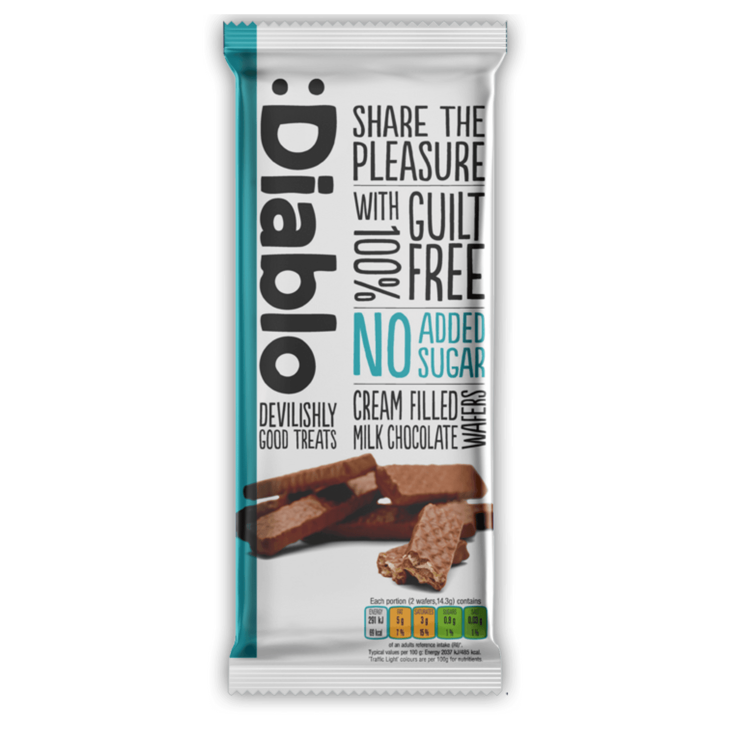 :Diablo | Milk Chocolate Coated Wafer (100g) - Scran.ie