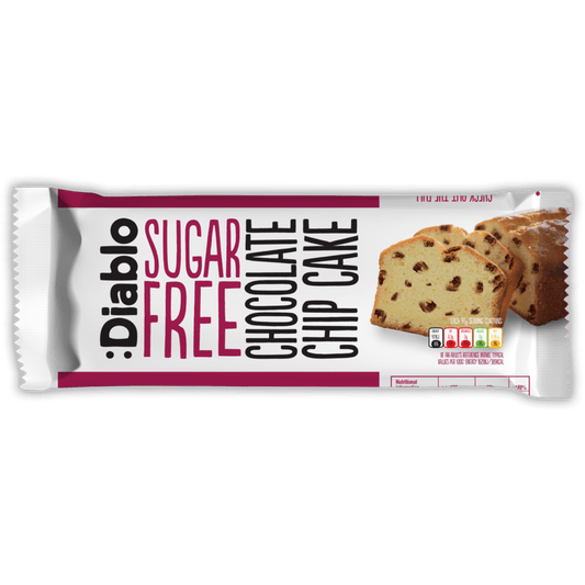 :Diablo | Sugar Free Chocolate Chip Cake (200g) - Scran.ie