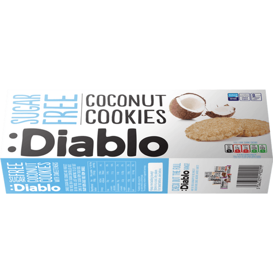 :Diablo | Sugar Free Coconut Cookies (150g) - Cookies - Scran.ie
