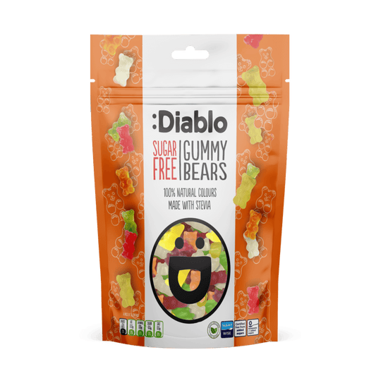 :Diablo | Sugar Free Gummy Bears (75g) - Candy & Chocolate - Scran.ie