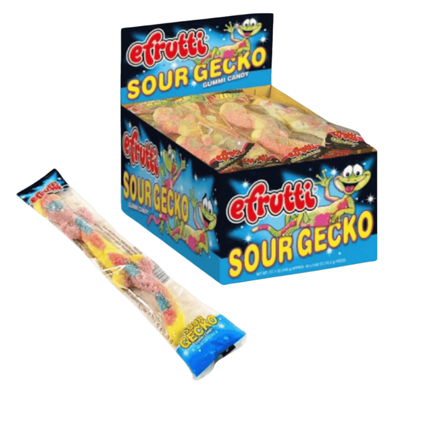 eFruitti | Sour Gummi Geko - Sour Candy - Scran.ie