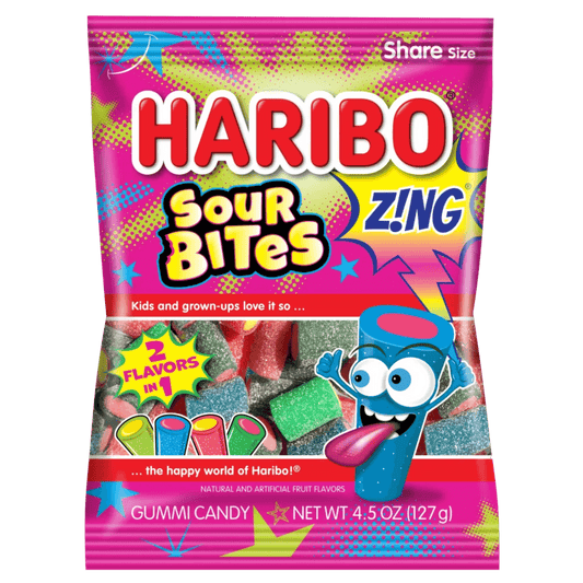 Haribo | Sour Bites Zing - Sour Candy - Scran.ie