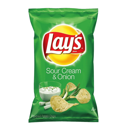 Lays | Sour Cream & Onion (184.2g) - Scran.ie