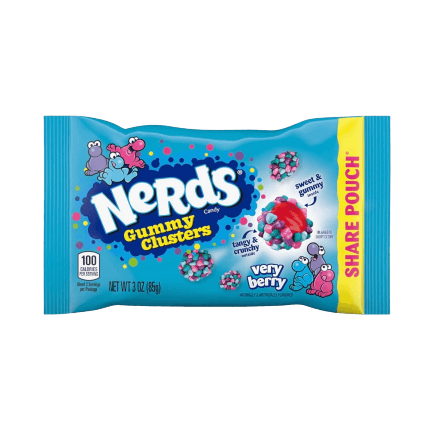 Nerds | Gummy Clusters Very Berry (85g) - Chewy Candy - Scran.ie
