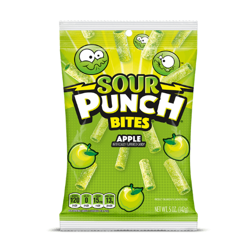 Sour Punch Bites Apple 142g - Candy & Chocolate - Scran.ie