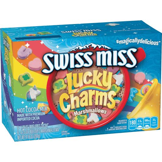 Swiss Miss with Lucky Charms (260g) - Hot Chocolate - Scran.ie