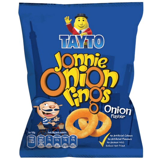 Tayto - Johnnie Onion Rings (28g) - Chips - Scran.ie