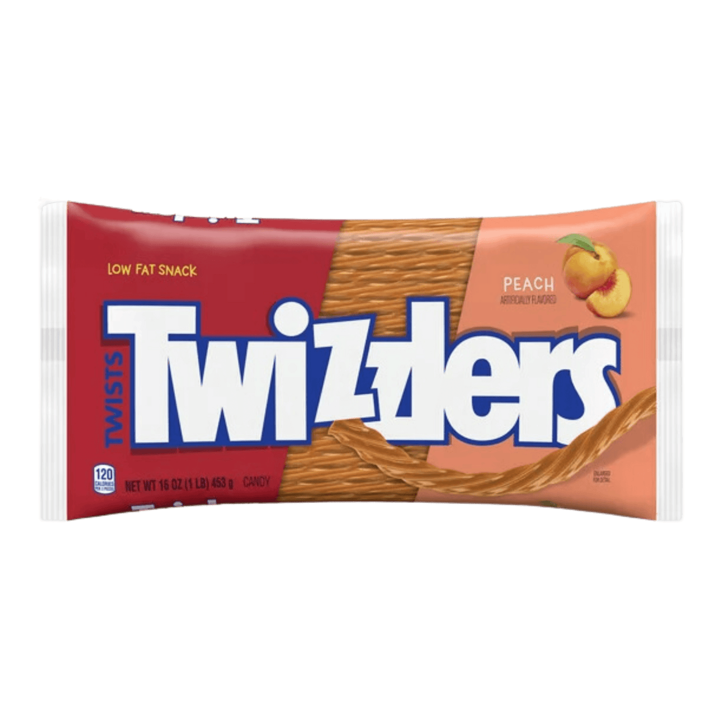 Twizzlers | Peach - Candy Twists - Scran.ie