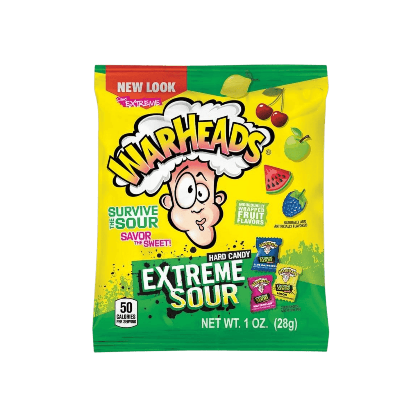 Warheads | Extreme Sour Hard Candy (28g) - Candy & Chocolate - Scran.ie