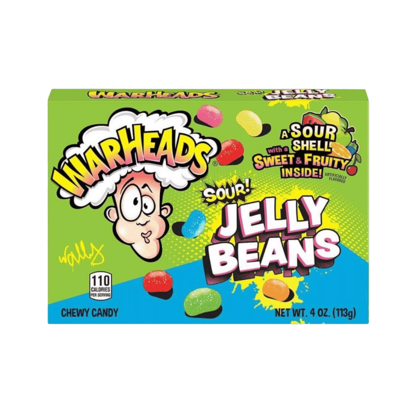 Warheads | Extreme Sour Jelly Beans (113g) - Candy & Chocolate - Scran.ie