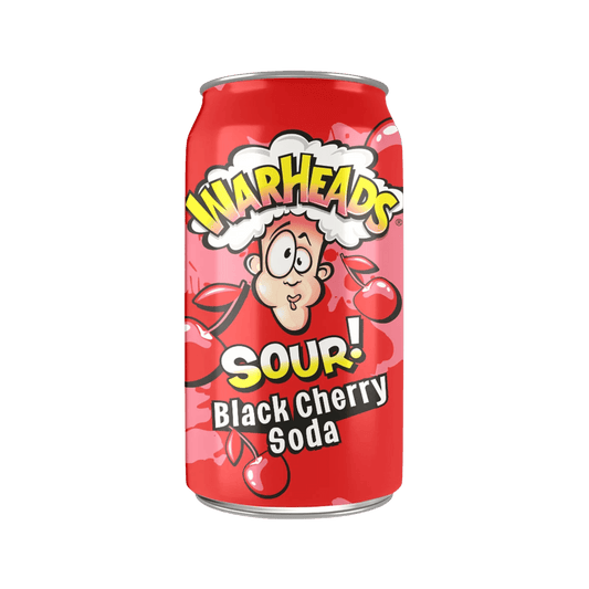 Warheads | Extreme Sour Soda - Black Cherry (355ml) - Soda - Scran.ie
