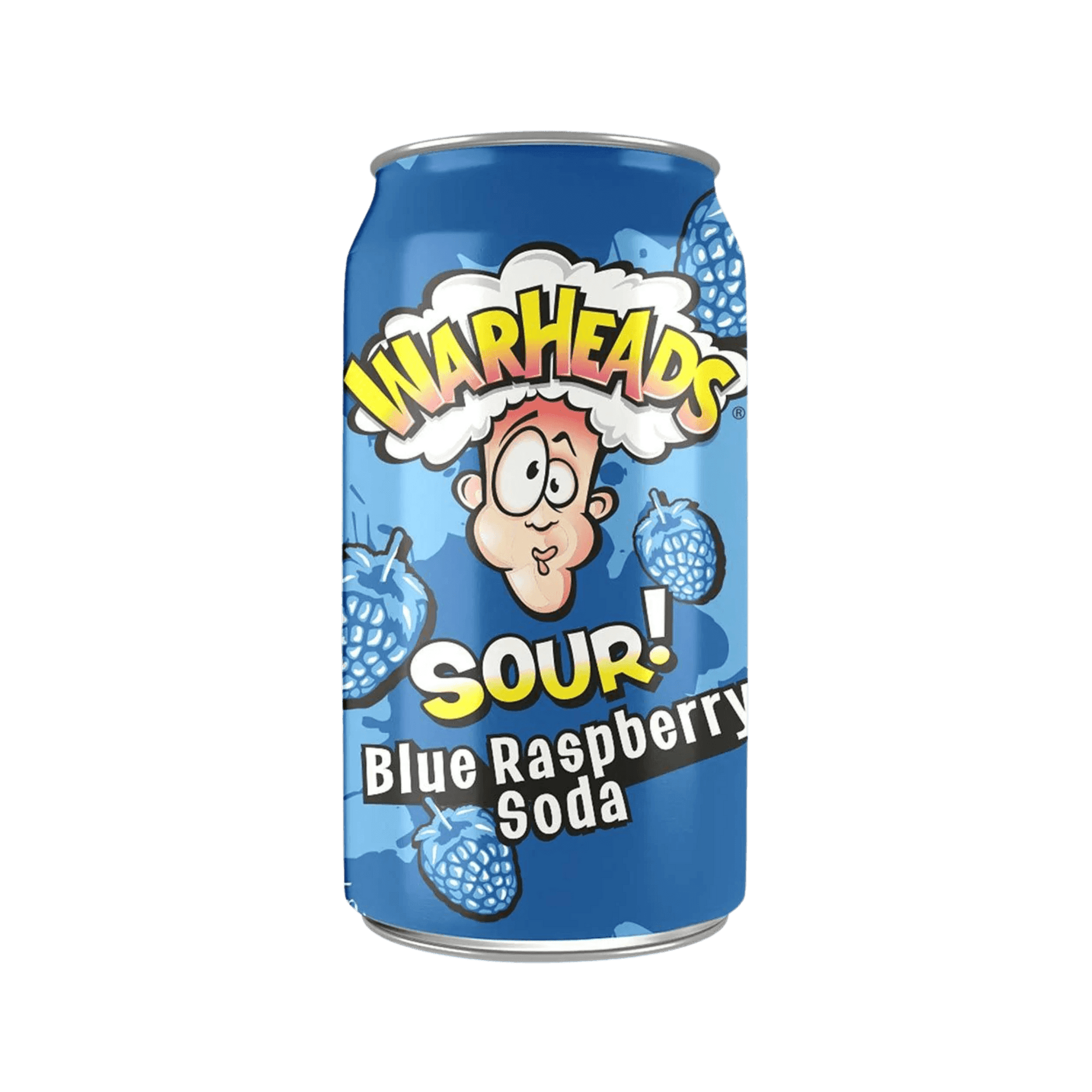 Warheads | Extreme Sour Soda - Blue Raspberry (355ml) - Soda - Scran.ie