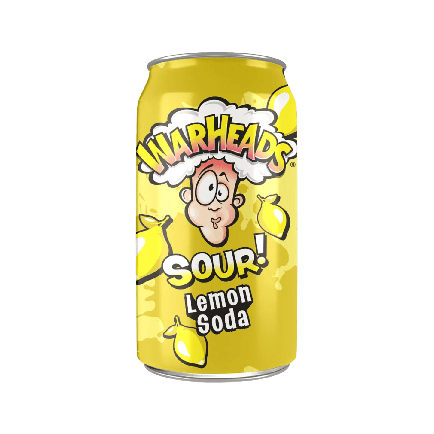 Warheads | Extreme Sour Soda - Lemon (355ml) - Soda - Scran.ie
