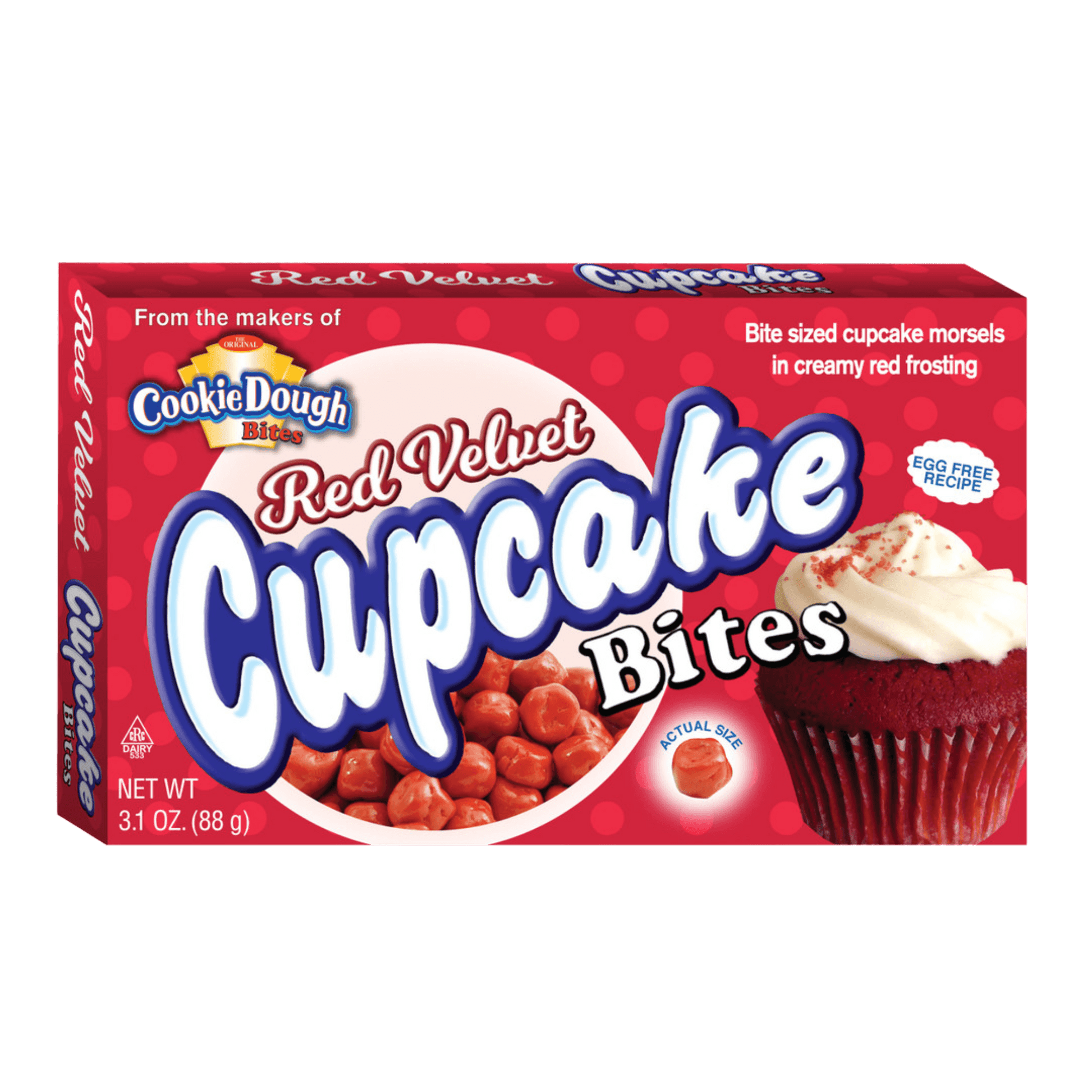 Zero Waste | Cookie Dough Bites Red Velvet (88g) - Candy & Chocolate - Scran.ie